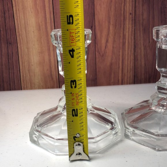 📦🎉MOVING SALE! Crystal Cut Candle Sticks - Picture 9 of 13